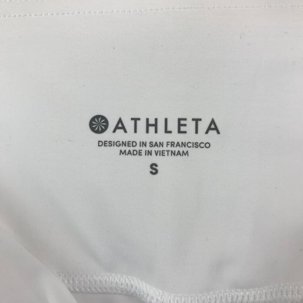 White Athleta 3/4 Length Leggings Womens S - Picture 3 of 11